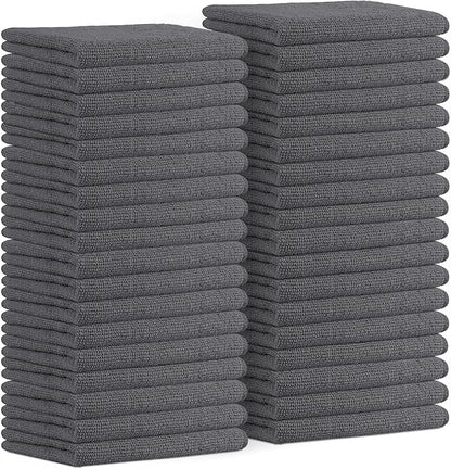 Avalon Towels Microfiber Cleaning Cloths Size 16" x 16", Highly Absorbent by AvalonTowels