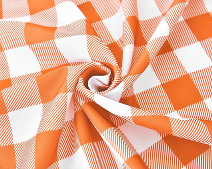 Waterproof Plaid Tablecloth Fabric - Image 2