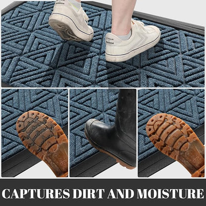 Yimobra Large Door Mat 36x24, All-Weather Waterproof Non-Slip Welcome Matt - Image 5