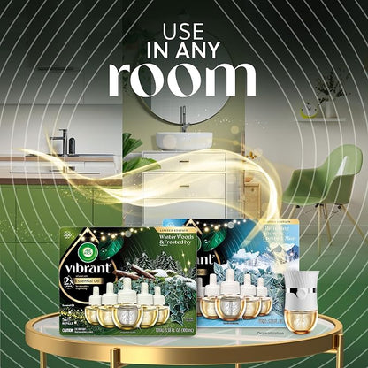 Air Wick Plug In Advanced Scented Oil, Winter Woods + Frosted Ivy, Air - Image 3