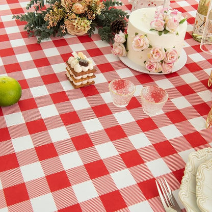 Waterproof Plaid Tablecloth Fabric - Image 8