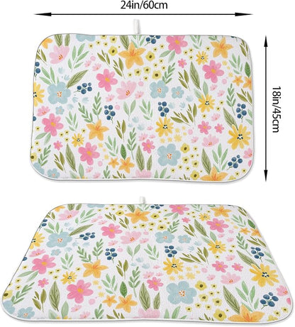 Spring Dish Drying Mat 18x24 Inches - Image 2