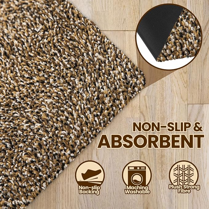 Premium Microfiber Indoor Door Mat – 24"x36" Washable Entry Mat, Waterproof - Image 5
