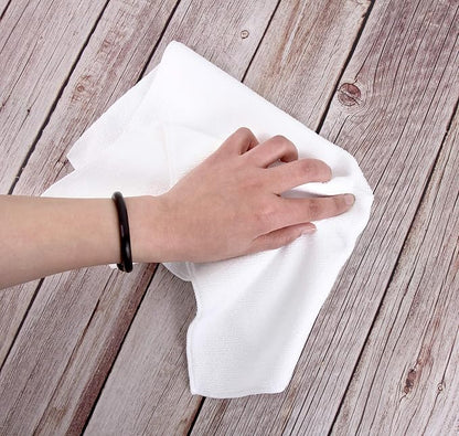Tricol Clean Professional Extra-Thick Microfiber Cleaning Cloth 12 Pack White - Image 4