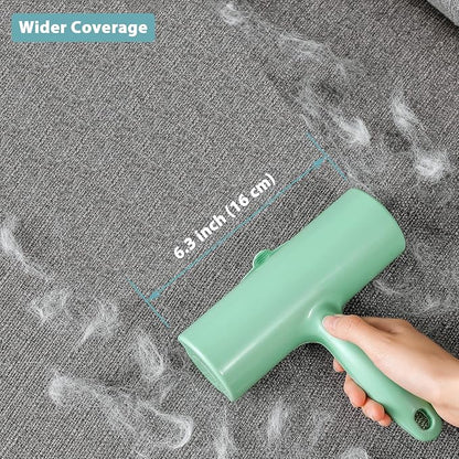 Large Lint Roller with Refills for Pet Hair Removal Extra Sticky 6.3 inch Wide - Image 4