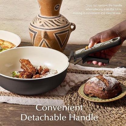 CAROTE 21-Piece Ceramic Cookware Set, Nonstick Pots and Pans Set - Image 7