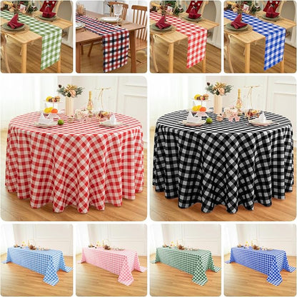 Classic Gingham Tablecloth Fabric - Image 5
