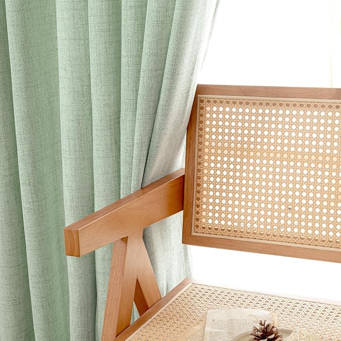 YoungsTex Sage Green Curtains 72 Inch Length - Image 4