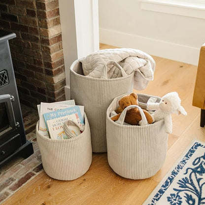 PUTSKA Blanket Basket – Round Storage - Image 8