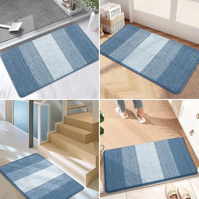 Kitinjoy Indoor Outdoor Door Mat, 71x47 Non-Slip Absorbent Dirt Trapper - Image 5