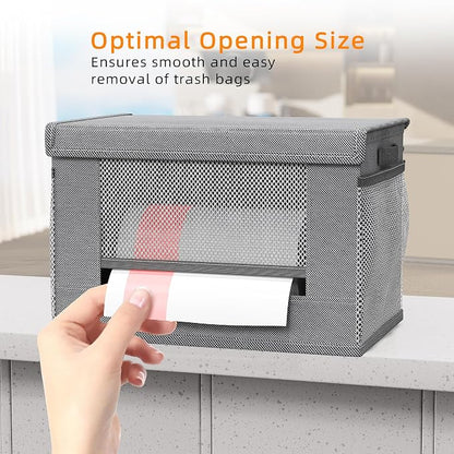 2 Pack Extra Large Trash Bag Holder Dispenser, Oxford Cloth Garbage Bag Storage - Image 3