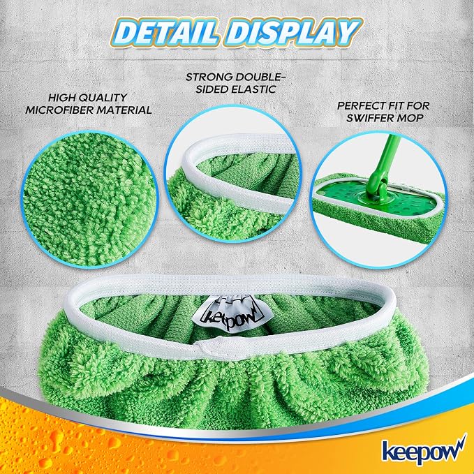 KEEPOW Reusable Wet Pads Refills Compatible - Image 6