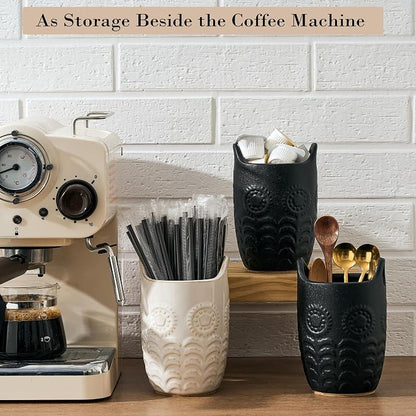 5.75“ Utensil Holder for Kitchen Counter, Cute Nordic Minimalist Style Cooking - Image 6