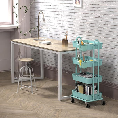 Simple Houseware 4-Tier Multifunctional Rolling Utility Cart - Image 3