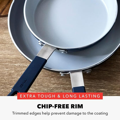 GreenPan x Bobby Flay 2 Piece- 8” and 10” Nonstick Frying Pan Skillet Set - Image 9
