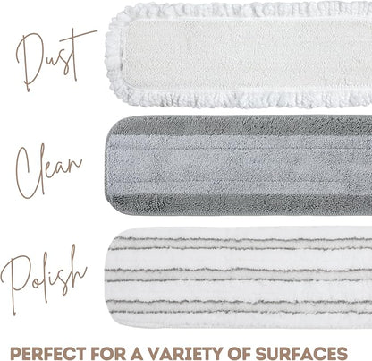 Quick Shine Ultimate Gold Clean + Polish Mop Kit | All-in-One 11 Pc Kit - Image 8