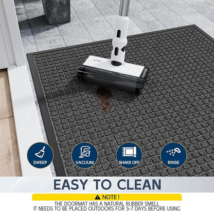 Indoor Outdoor Front Door Mats, Garage Entrance, Stain and Fade Resistant - Image 7