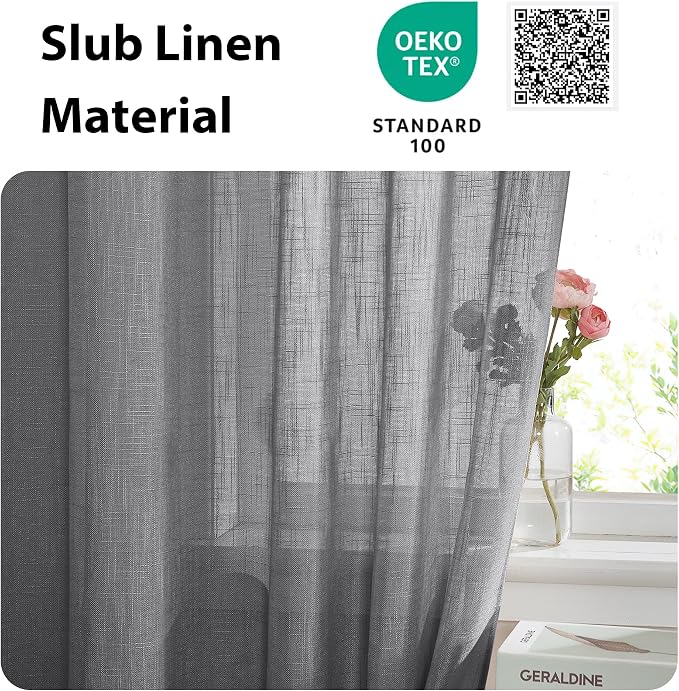 NICETOWN Sidelight Curtain for Front Door - Image 4