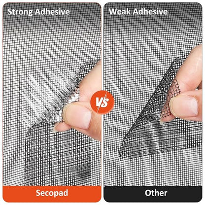 Black Screen Repair Tape, Strong Adhesive Fiberglass Patch Tape Mesh - Image 4