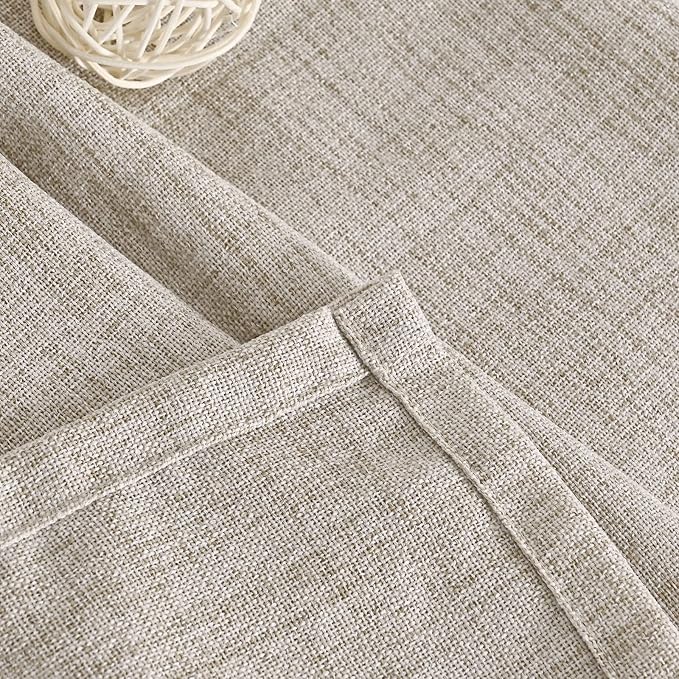 YoungsTex Linen Semi Sheer Curtains 78 Inch Length - Image 8