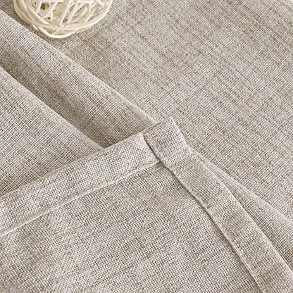 YoungsTex Natural Linen Curtains 84 Inch Length 2 Panels Rod Pocket Light - Image 7