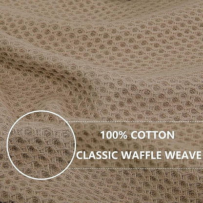 Homaxy 100% Cotton Waffle Weave Kitchen Dish Towels, Ultra Soft Absorbent Quick - Image 2