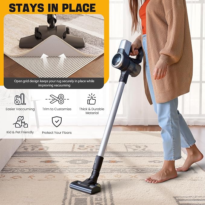 Non-Slip Rug Pad Gripper 2.5x12 Feet, Anti Skid Mat - Image 5