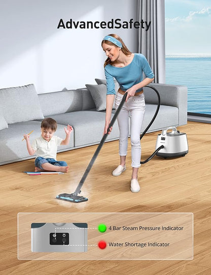 Steam Cleaner, 293°F 58 PSI Powerful Multipurpose Handheld Steam Mop - Image 6