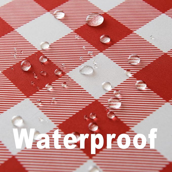 Waterproof Plaid Tablecloth Fabric - Image 3