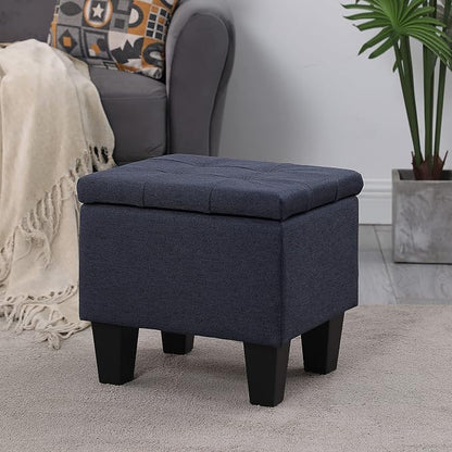Set of 3 Hinged Storage Ottoman, End of Bed Bedroom Bench Window Bench - Image 7