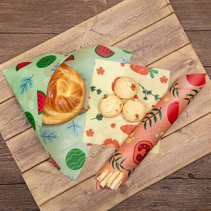 Akeeko Reusable Beeswax Food Wraps - Image 4