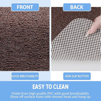Non-Slip Bathtub Mat, Anti Slip Shower Mat, Fast Drying Bathtub Mats, Foot - Image 4