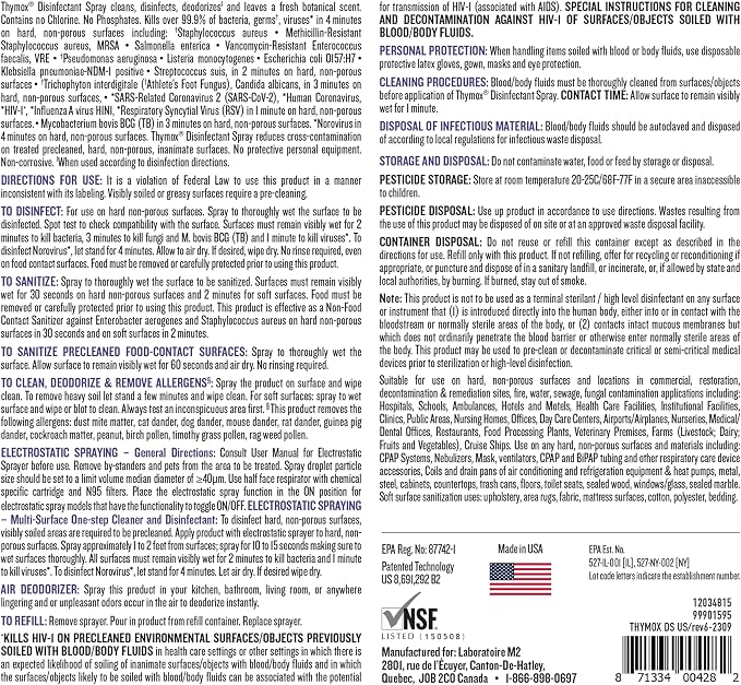 Botanical Disinfectant Spray 32 oz - Image 6
