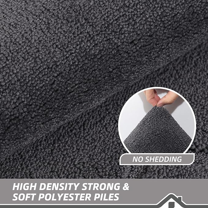BEQHAUSE Door Mat 24" x 36", Non-Slip Door Mats Indoor Entryway Rugs Washable - Image 6