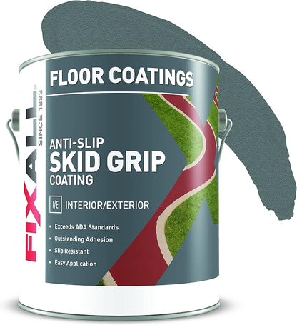 FIXALL Skid Grip Anti-Slip Coating, 1 Gallon, Exceeds ADA Standards, by FIXALL