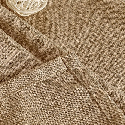 YoungsTex Toffee Linen Curtains 72 Inch Length - Image 8