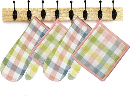 COTTON CRAFT Oven Mitt and Pot Holder Set - Image 4