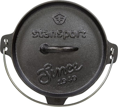 Stansport Pre-Seasoned Cast Iron Dutch Oven - Image 9