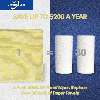 JEBBLAS Handi Wipes Reusable Cloths Dry Cleaning Cloths Dish Towel Dish Cloths - Image 5