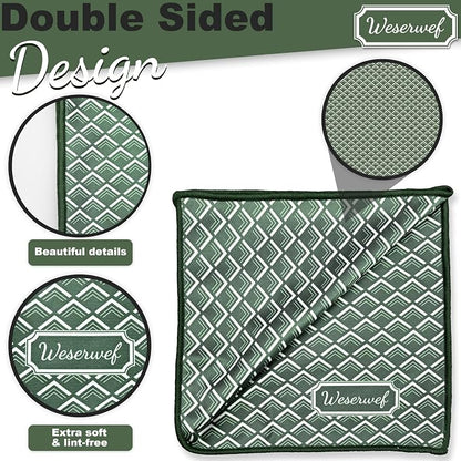 WESERWEF Design Microfiber Glasses Cleaning Cloth – Premium Cleaning Cloth - Image 3