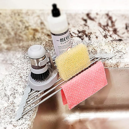 Roll Up Sponge Holder for Counter, Sink Organizer for Kitchen, Laundry Room by It%27s+Senah+Home