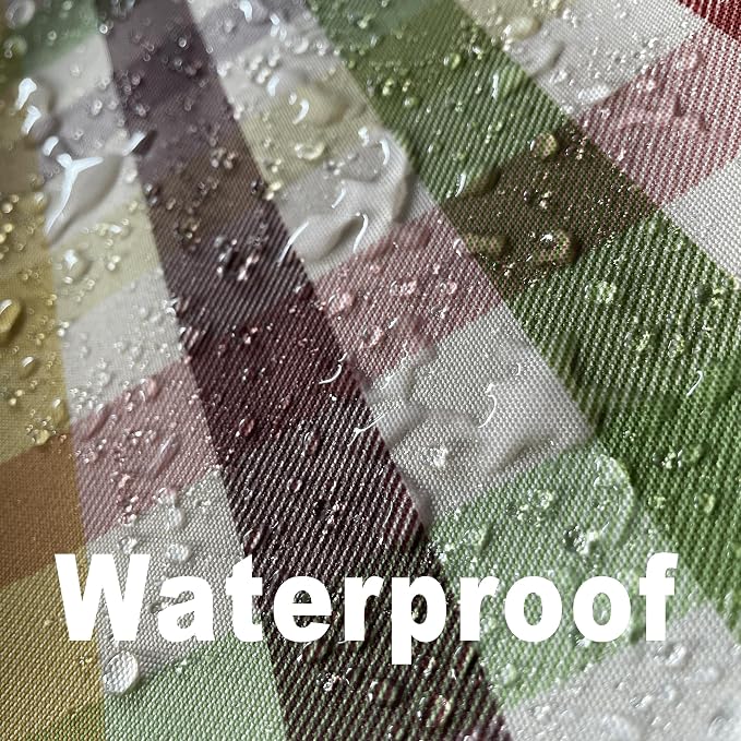 Waterproof Plaid Tablecloth Fabric - Image 2