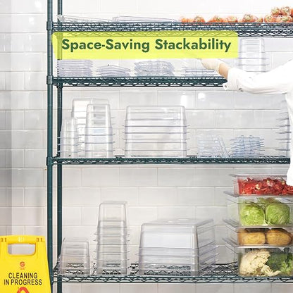 CURTA 4-Pack 1/2 Size 4" Deep NSF Polycarbonate Food Pans - Image 5
