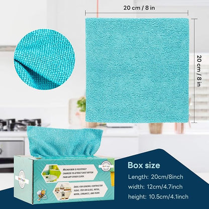 40 Pack Microfiber Cleaning Cloth - Image 2