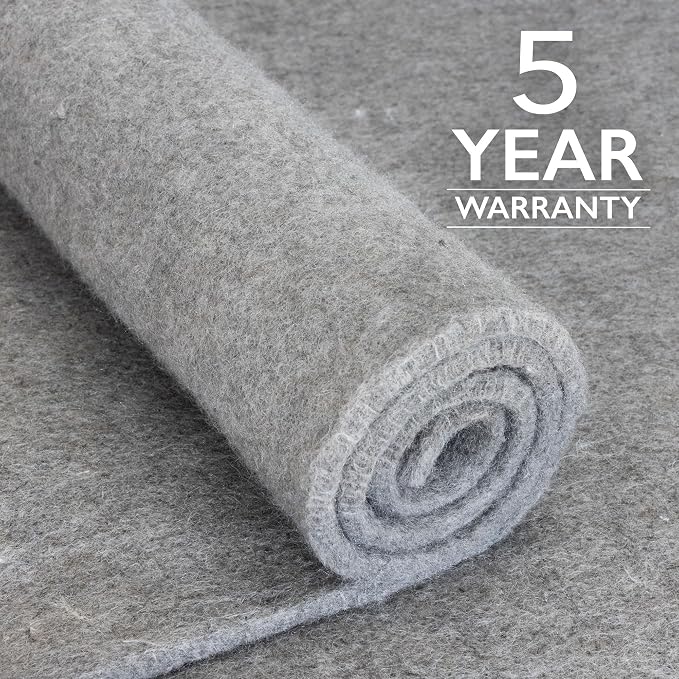 RUGPADUSA - Eco-Plush - 9'x12' - 1/4" Thick - 100% Felt - Premium Cushioned Rug - Image 5