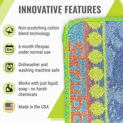Wet-It Skrubba Non-Scratch Scouring Pad – European Scrubby Sponge - Image 2