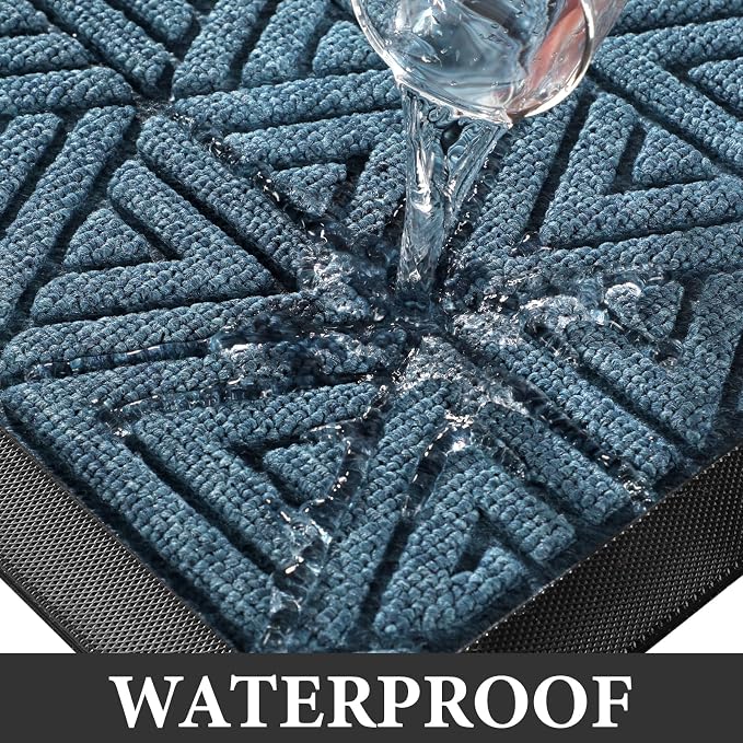 Yimobra Large Door Mat 47x24, All-Weather Waterproof Non-Slip Welcome Matt - Image 8