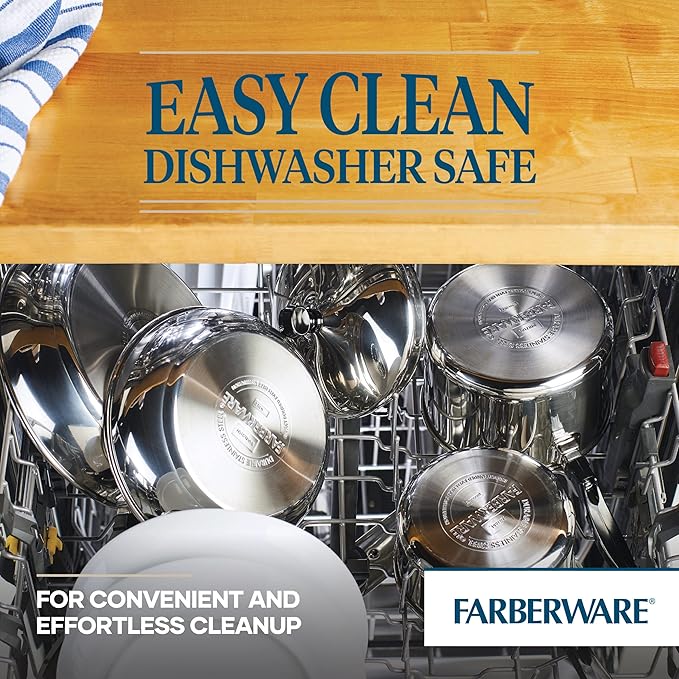 Farberware Classic Stainless Steel 4-Quart Covered Saucepot - Image 2