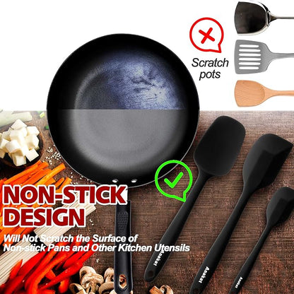 Anaeat 4 Piece Silicone Spatula Set - Image 3