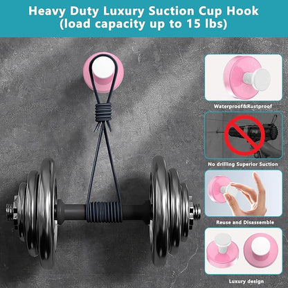 Suction Cup Hooks for Shower, Removable No Drill Towel Hooks, Upgraded 15 lbs - Image 6